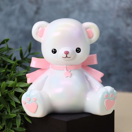 Копилка ?Teddy bear?, white 1032-1B - купить в интернет-магазине «Буратино»