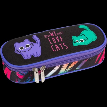 Пенал "deVENTE. Funny Cats" 21x8x5 см 7023512 - купить в интернет-магазине «Буратино»
