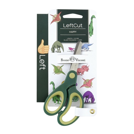 НОЖНИЦЫ ДЕТСКИЕ ДЛЯ ЛЕВШЕЙ, "LEFTCUT" 13.2 см. 60-0034/01 - купить в интернет-магазине «Буратино»