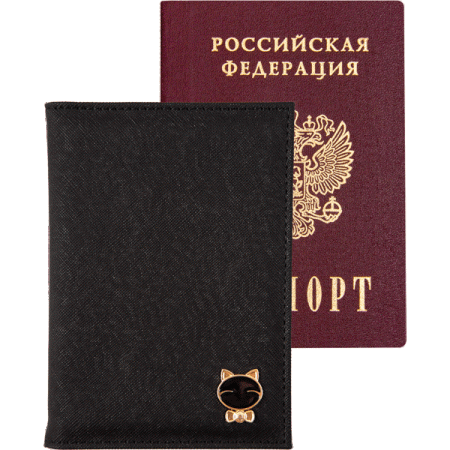Обложка для паспорта "deVENTE. Kitty" 10x14 см, искусственная кожа 1030490 - купить в интернет-магазине «Буратино»