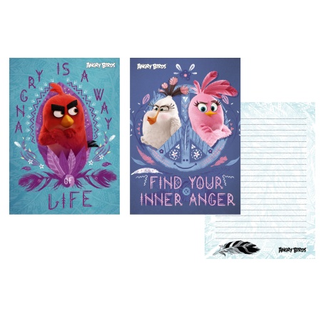 Бл 40л Клей 120*170 AB7/2-EAC выб УФ двойной Angry Birds Movie AB7/2 - купить в интернет-магазине «Буратино»