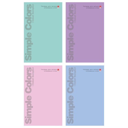 ТЕТРАДЬ ДЛЯ ЗАПИСИ СЛОВАРНЫХ СЛОВ А6, 48 Л. "ZEFIR COLORS" 4 ВИДА 7-48-414 - купить в интернет-магазине «Буратино»