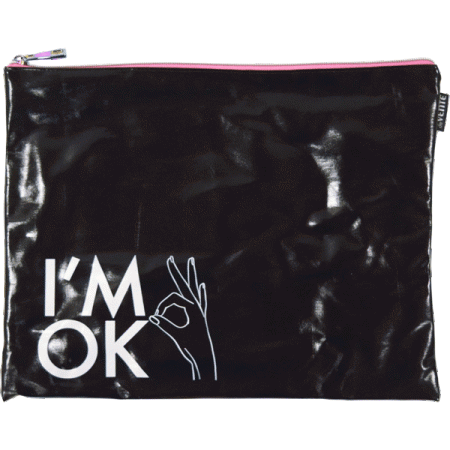 Папка для тетрадей "deVENTE. I'm OK" A4 искусственная кожа 8053254 - купить в интернет-магазине «Буратино»