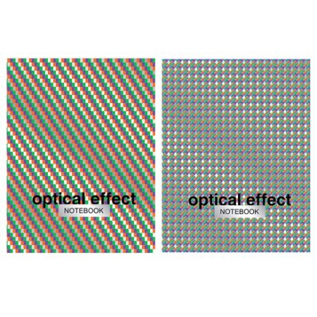 Бизнес-блокнот А5, 64л., ЛАЙТ BG "Optical effect", метализация, глянцевая ламинация ББ5и64_м_лг 8991 - купить в интернет-магазине «Буратино»