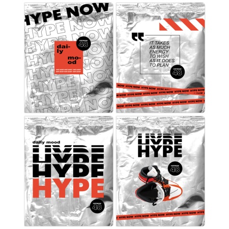 Тетрадь 48л., А5, клетка BG "Hype", матовая ламинация, металлиация Т5ск48_м 8231 - купить в интернет-магазине «Буратино»