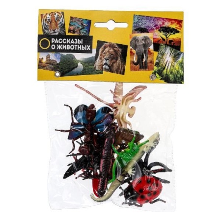 Игрушки пластизоль насекомые 12 шт. в пак. ИГРАЕМ ВМЕСТЕ в кор.6*24наб P9701-12A (216) (144 - купить в интернет-магазине «Буратино»