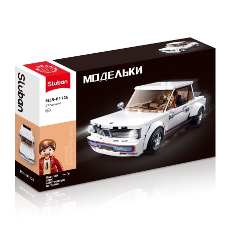 Sluban, Конструктор "Модельки: Автомобиль для ралли" (277 дет.) M38-B1126 - купить в интернет-магазине «Буратино»