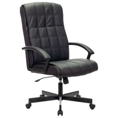 Кресло офисное BRABIX "Quadro EX-524", компактная упаковка, экокожа, черное, 532104 532104 - купить в интернет-магазине «Буратино»