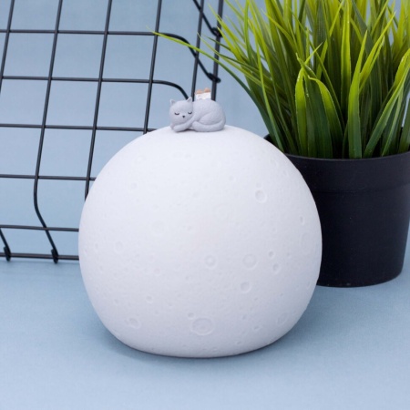 BB8001-1 Ночник-антистресс "Lunar cat" BB8001-1-1 - купить в интернет-магазине «Буратино»
