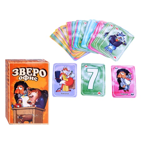 Карточная игра "Звероофис" - купить в интернет-магазине «Буратино»