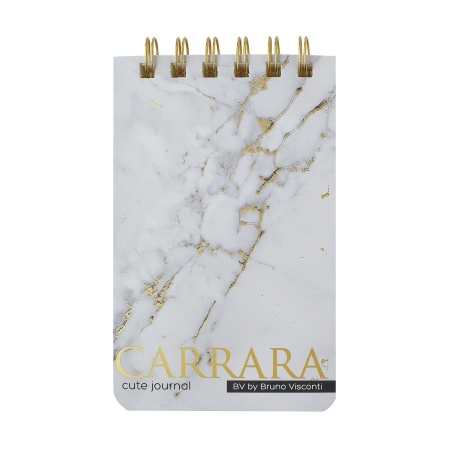 БЛОКНОТ НА ГРЕБНЕ ?CUTE JOURNAL? A6-, BV, 100 Л. "CARRARA" ЛИНЕЙКА 3-100-005/07 - купить в интернет-магазине «Буратино»