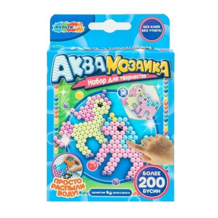 Аквамозаика 200 бусин мистические единороги МУЛЬТИ АРТ в кор.48шт AB-120538 - купить в интернет-магазине «Буратино»