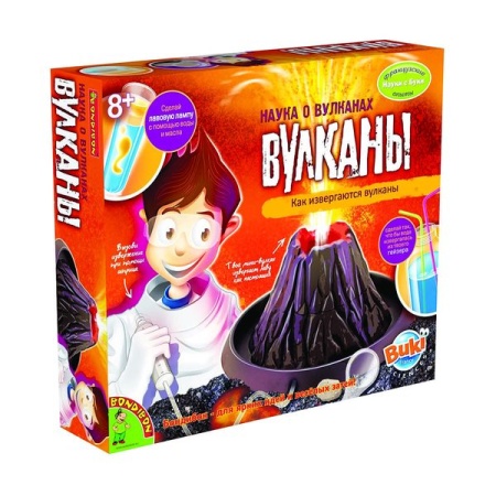 Французские опыты Науки с Буки Bondibon  (8 экспериментов)  Наука о вулканах , арт. 2024 ВВ0935 - купить в интернет-магазине «Буратино»