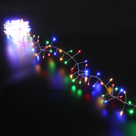 Гирлянда для дома 2,0 м 150 ламп LED  "Мишура", IP-40, Мультицвет 183-117 - купить в интернет-магазине «Буратино»