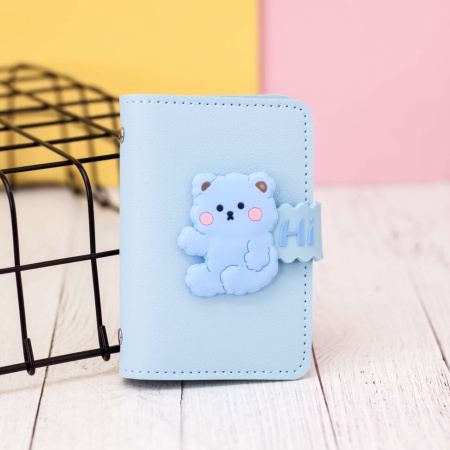 Визитница "Hi bear", blue КВ00100-03 - купить в интернет-магазине «Буратино»