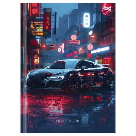 Бизнес-блокнот А6, 64л., ЛАЙТ BG "Sportcar", матовая ламинация, выборочный лак ББ6и64_лм_вл 64780 - купить в интернет-магазине «Буратино»
