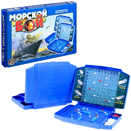 Игра настольная "Морской бой" 1 - купить в интернет-магазине «Буратино»