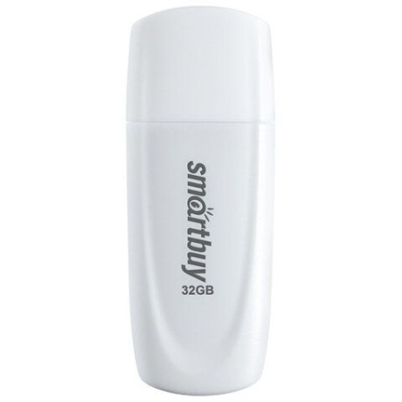 Флеш-диск 32 GB SMARTBUY Scout USB 2.0, белый, SB032GB2SCW - купить в интернет-магазине «Буратино»