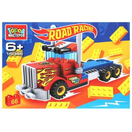 Конструктор ROAD RACING, 66 дет. Город мастеров в кор.80шт 15046-CY - купить в интернет-магазине «Буратино»