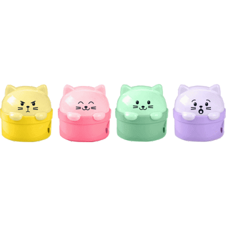 Точилка для карандашей "deVENTE. Kitties" 2 отверстия, с контейнером, пластмассовая 8031303 - купить в интернет-магазине «Буратино»