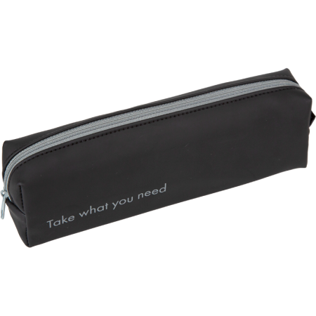 Пенал "deVENTE. Take what you need" 21x6x4,5 см, прямоугольный , черный 7020691 - купить в интернет-магазине «Буратино»