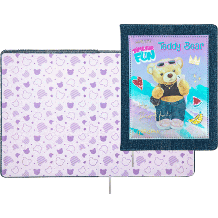 Дневник "deVENTE. Teddy Bear" универсальный блок, 48 листов, твердая обложка 2022415 - купить в интернет-магазине «Буратино»