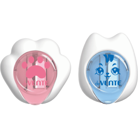 Точилка и ластик 2 в 1 "deVENTE. Candy Cat" 1 отверстие, с контейнером 8031401 - купить в интернет-магазине «Буратино»
