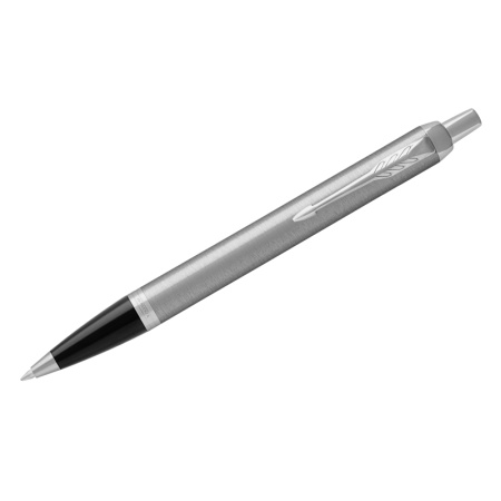 Ручка шариковая Parker "IM Essential Stainless Steel CT" синяя, 1,0мм, кнопочн., подарочная упаковка - купить в интернет-магазине «Буратино»