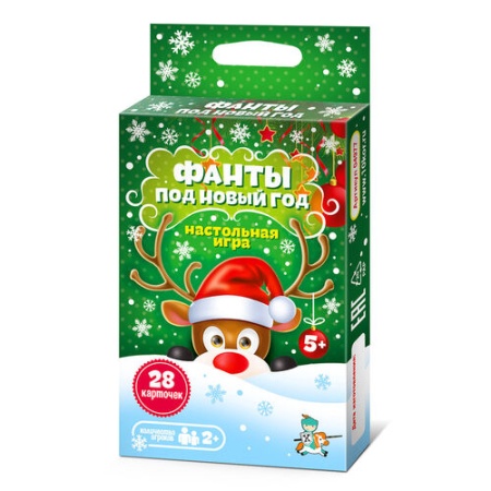 Игра настольная "Фанты" Под Новый год 04977 - купить в интернет-магазине «Буратино»