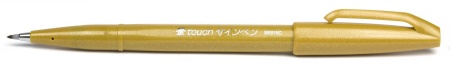 Фломастер-кисть Brush Sign Pen (цвет охра) SES15C-Y - купить в интернет-магазине «Буратино»