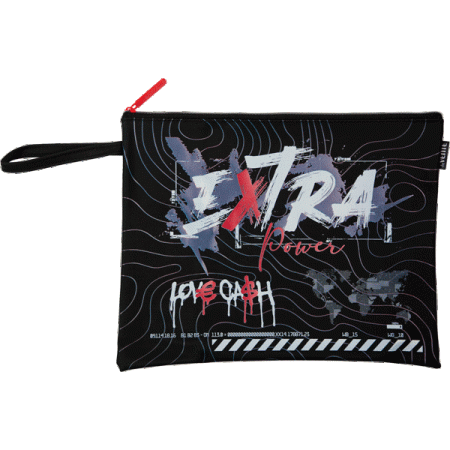 Папка для тетрадей "deVENTE. Extra" A4 (33x24x1 см) , с ручкой, силиконовая 8053387 - купить в интернет-магазине «Буратино»