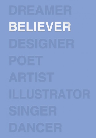 Ежедневник Believer (лазурный). А5, твердый переплет, блинтовое тиснение, полусупер, 224 стр. 978-5- - купить в интернет-магазине «Буратино»