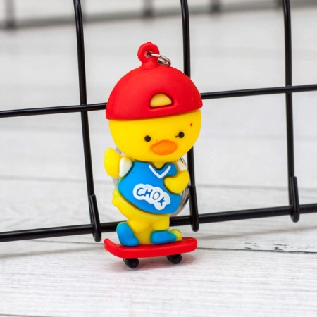 Брелок "Duck skate", red 760059-04 - купить в интернет-магазине «Буратино»