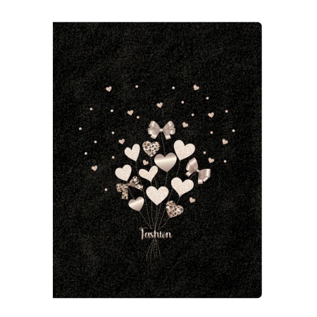 Папка 20 файлов 0,40мм 15мм КОКОС Fashion hearts тисн фольг 260812 с рисунком - купить в интернет-магазине «Буратино»