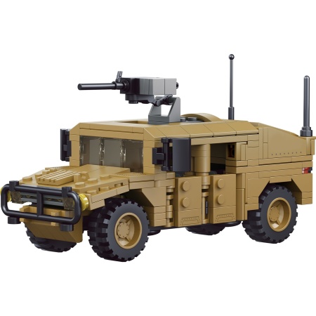 Конструктор Mioshi Tech "Военная техника: Броневик с пулемётом" (318 дет., 18 см) MTE0709-024 - купить в интернет-магазине «Буратино»