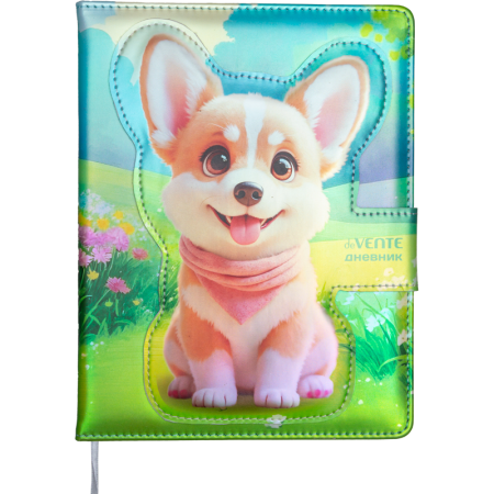 Дневник "deVENTE. My Little Corgi", твердая обложка из искусственной кожи - купить в интернет-магазине «Буратино»