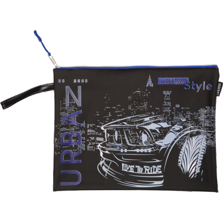 Папка для тетрадей "deVENTE. Urban Car" A4 (33x24x1 см) , с ручкой, силиконовая 8053182 - купить в интернет-магазине «Буратино»