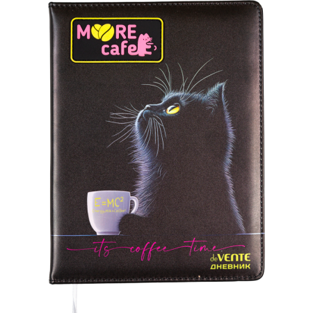 Дневник "deVENTE. MooreCafe", твердая обложка из искусственной кожи - купить в интернет-магазине «Буратино»