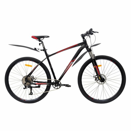 Велосипед 29" рама 19" 1x10sp 11-42T COMIRON GENESIS чёрный красный 685655 - купить в интернет-магазине «Буратино»