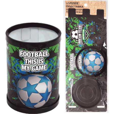 Подставка для пишущих принадлежностей пластиковая "deVENTE. Football" 4104305 - купить в интернет-магазине «Буратино»