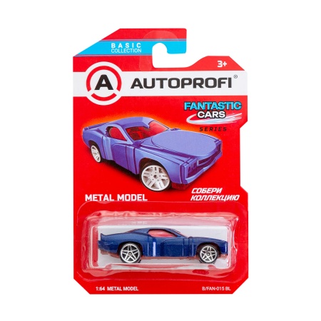 Машинка коллекционная 1:64, Серия FANTASTIC CARS, B/FAN-015, синий, 1/24/48 B/FAN-015 BL - купить в интернет-магазине «Буратино»