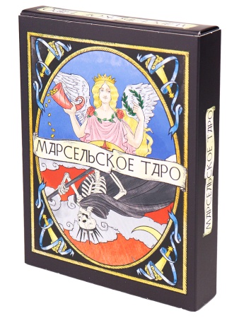 Карты гадальные "Марсельское Таро"  (78 карт, black, премиум) ГК-6848 ГК-6848 - купить в интернет-магазине «Буратино»
