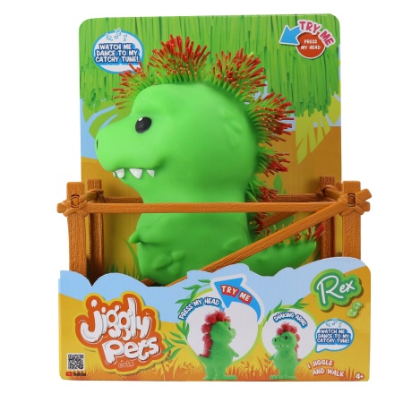 Джигли Петс Игрушка Динозавр Рекс интерактивный, ходит Jiggly Pets 40388 - купить в интернет-магазине «Буратино»