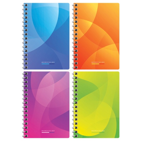 Записная книжка А6 80л. на гребне BG "Lite monocolor" ЗК6гр80 12795 - купить в интернет-магазине «Буратино»