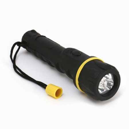 Фонарь ручной, 1 Вт, LED, 2 AA, 15 х 3.5 см   9129379 9129379 - купить в интернет-магазине «Буратино»
