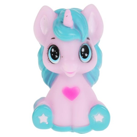 Игрушка для ванны единорожка 9 см, в сетке, КАПИТОШКА в кор.2*240шт YF-06-2021 - купить в интернет-магазине «Буратино»