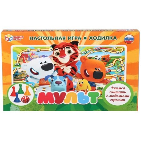 Настольная игра-ходилка Мульт. в кор. Умные игры в кор.20шт 4690590176306 - купить в интернет-магазине «Буратино»
