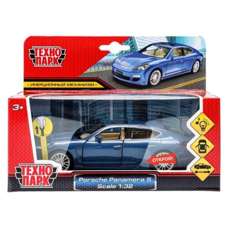 Машина металл свет-звук PORSCHE panamera, 15,5 см, двери, инерция Технопарк в кор.2*24шт SB-68344 - купить в интернет-магазине «Буратино»