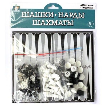 Шашки-Нарды-Шахматы 04026 04026 - купить в интернет-магазине «Буратино»