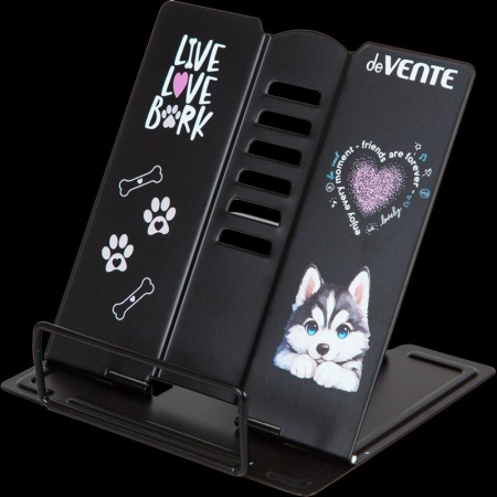 Подставка для учебников и книг "deVENTE. Cute Husky" 15,4x15,2 см, металлическая 8063517 - купить в интернет-магазине «Буратино»